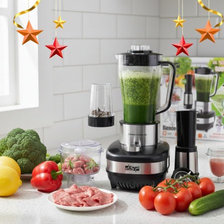 خلاط متعدد الوظائف 6×1 | 6-in-1 Multi-Function Blender